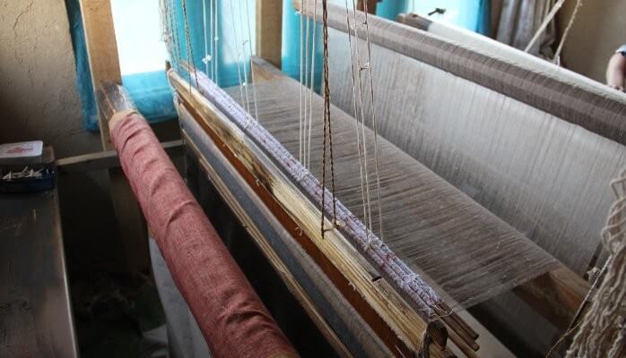 手織り　カシミール