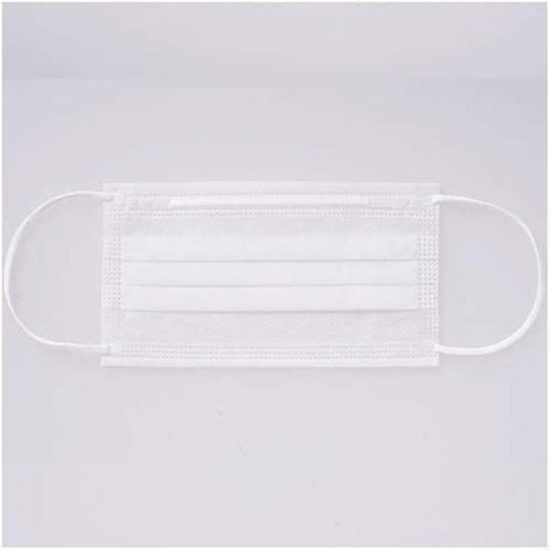 高性能不織布３層 サージカルマスク 白 バラ 日本検査済 送料無料 メーカー直送